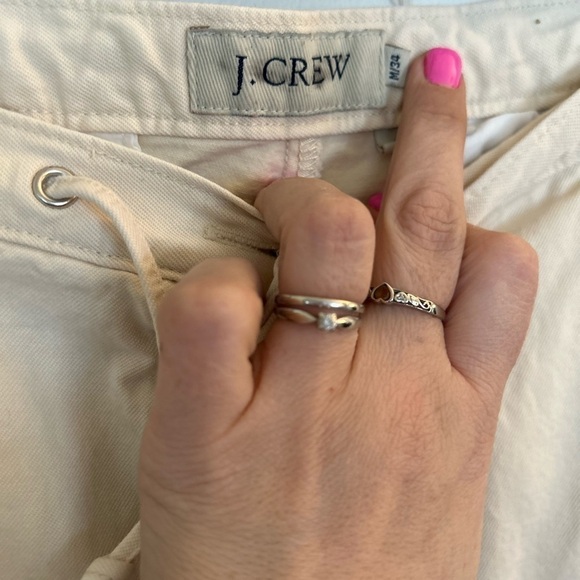 J.crew medium/34 100% cotton khaki pants - Picture 5 of 10